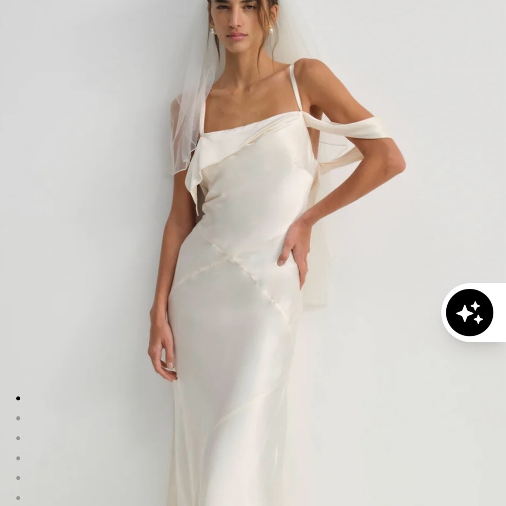 For Love And Lemons Cream Wedding Dress